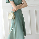 French Style Elegant Irregular Dress