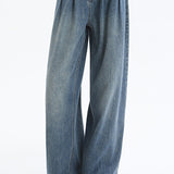 Simple Design Maxi Denim Pants - 6 Colors Available