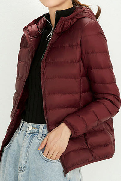 Warm Hooded Duck Down Jacket - liwisi