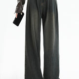 Simple Design Maxi Denim Pants - 6 Colors Available