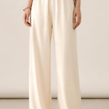 Versatile Minimalist Wide-Leg Straight Pants