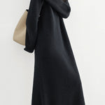 Casual Lazy Solid-Color Knitted Dress - liwisi