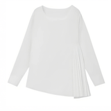 Stylish Knit Vest & White Shirt Layered Two-Piece Set - liwisi