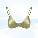 Silk Solid Color Lingerie Set