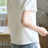 Minimalist casual short sleeve shirt