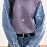 Fashion Denim Patchwork Hoodie