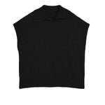 オブロングカラーシンプルニットベスト　6色入 - liwisi