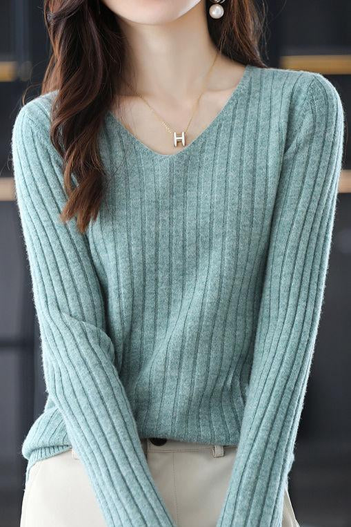 Long Sleeve Knitted Base Layer Top - liwisi