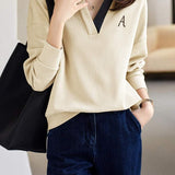 Skipper Collar Logo Embroidered Sweatshirt - 2 Colors Available