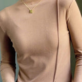 Turtle Neck Design Stretch Inner Shirt - 6 Colors Available