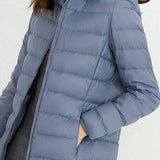 Warm Hooded Duck Down Jacket