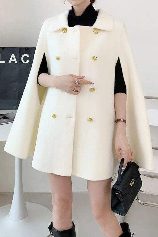 Faux Mink Fur Knit Cape Top - liwisi