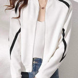 Cropped Baseball Jacket