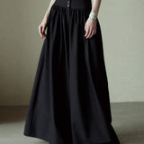 High-Waist Maxi Gathered Skants - 2 Colors Included