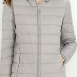 Warm Hooded Duck Down Jacket