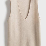 Versatile Simple Layered Knit Vest