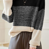Thickened, Loose and Lazy Gradient Knitted Sweater