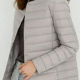 Lightweight Long Sleeve Duck Down Jacket