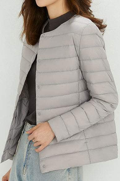 Lightweight Long Sleeve Duck Down Jacket - liwisi