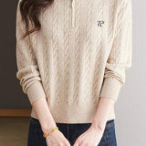 Commuter Versatile Half-Zip Knit Sweater