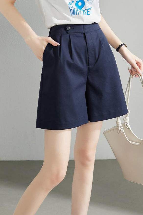 タックインショートスラックスパンツ　4色入 - liwisi