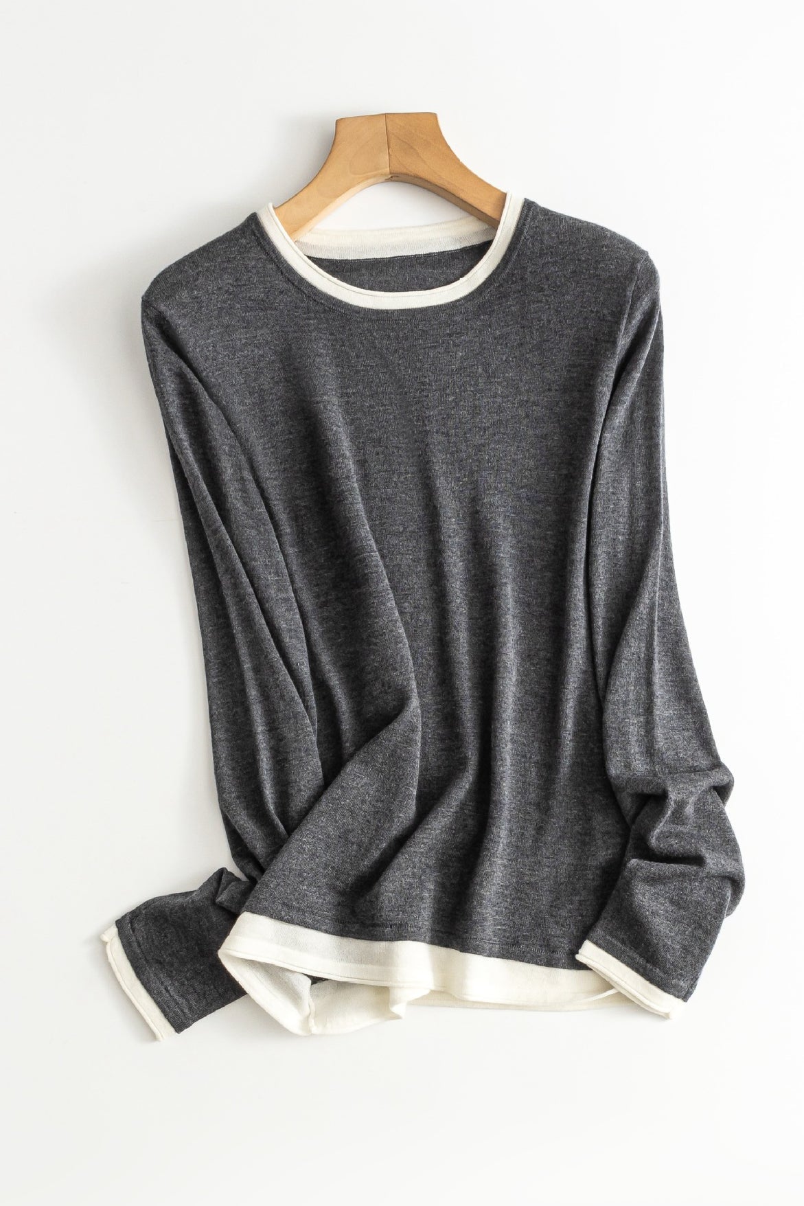 Comfortable wool knitted set - liwisi