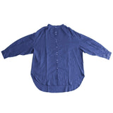 Stand Collar Drop Shoulder Linen Tunic - 6 Colors Available