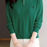 Commuter Versatile Half-Zip Knit Sweater