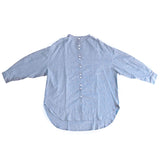 Stand Collar Drop Shoulder Linen Tunic - 6 Colors Available