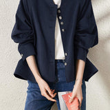Simple Design Raglan Sleeve Sukajan