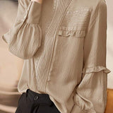French elegant textured shirt