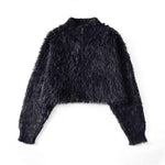 ハイネックエコファーショートブルゾン　4色入 - liwisi