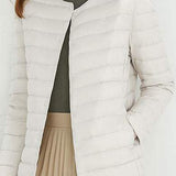 Lightweight Long Sleeve Duck Down Jacket