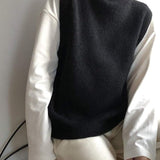 Vintage Layered Knit Vest