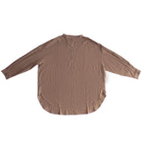 Stand Collar Drop Shoulder Linen Tunic - 6 Colors Available