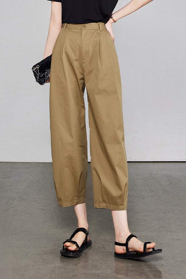 タックインシンプルロングパンツ　2色入 - liwisi