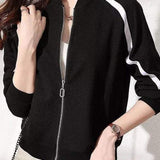 Cropped Baseball Jacket