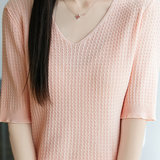 Casual loose knit sweater