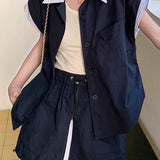 Casual Striped Patchwork Set - liwisi