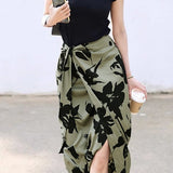Fashion Temperament Printed Set