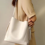 Elegant Commuter Bucket Bag For Shoulder & Hand Carry