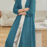 Casual Versatile Linen Sun Protection Long Knit Cardigan - liwisi