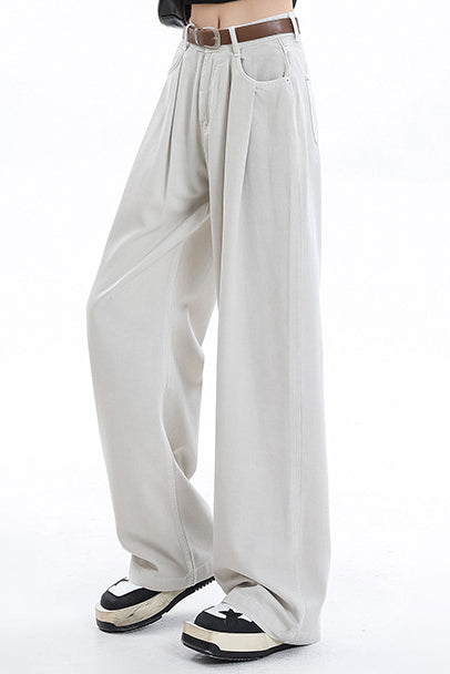 Simple Design Maxi Denim Pants - 6 Colors Available - liwisi