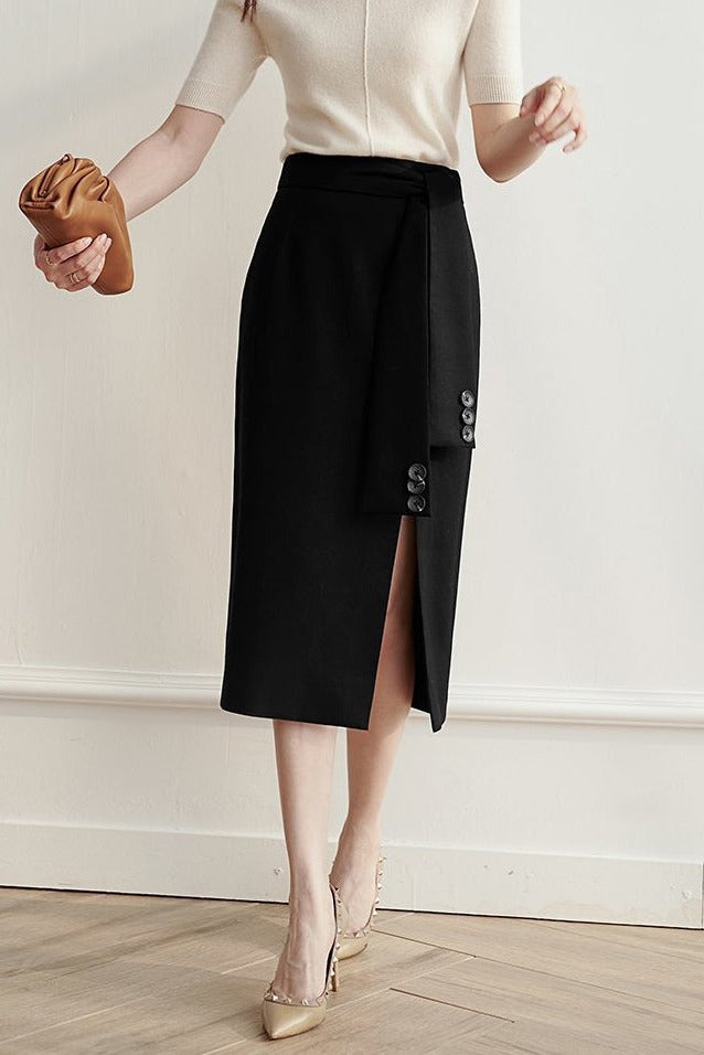 High waisted tight maxi skirt outlet
