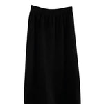 バックスリットフリンジヘムロングニットスカート　4色入 - liwisi