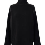 ベーシックハイネックリブニットセーター　7色入 - liwisi