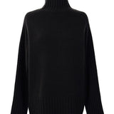 ベーシックハイネックリブニットセーター　7色入 - liwisi