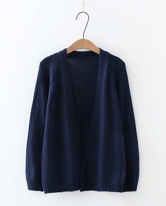 ボリュームラグラン羽織りカーディガン　3色入 - liwisi