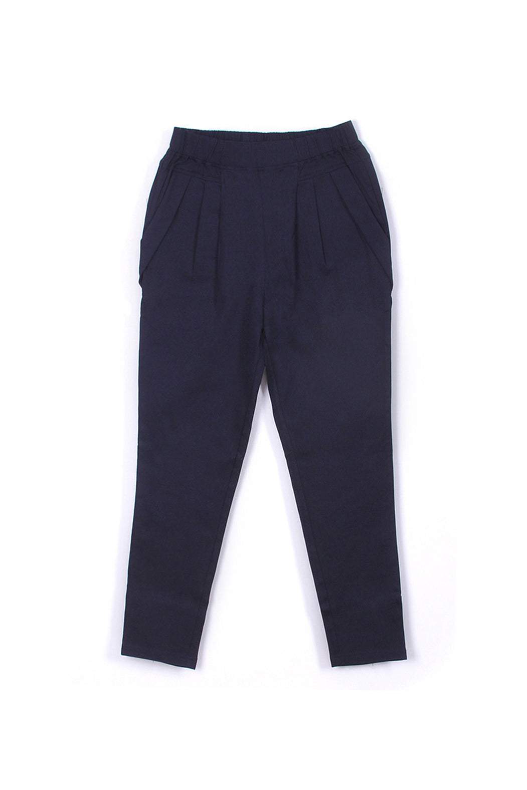 オフィススタイルタックテーパードパンツ　8色入 - liwisi