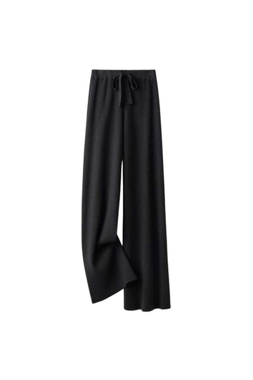 カジュアルロングニットワイドパンツ　7色入 - liwisi